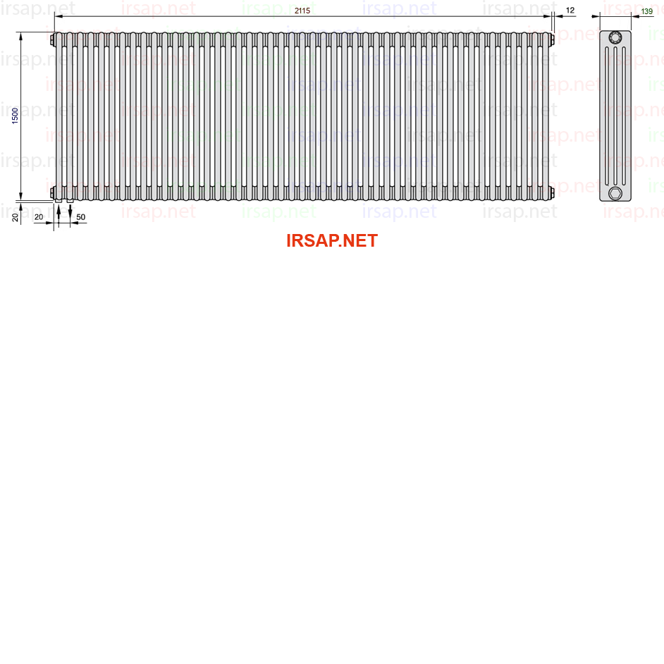 Радиатор IRSAP Tesi 41500/47 T18 CL 01